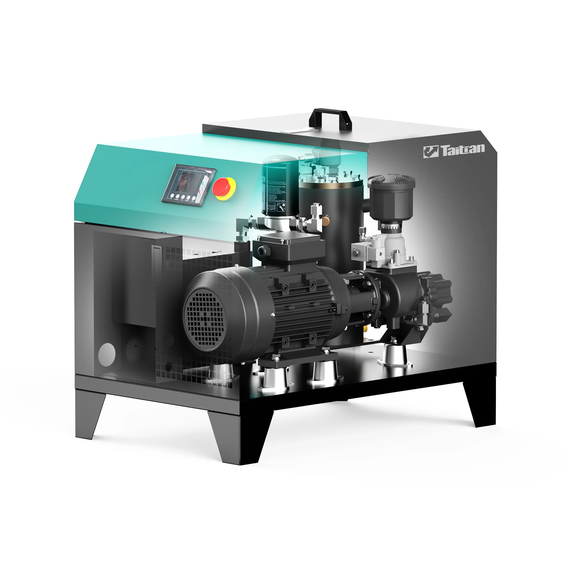 4  3KW  All in One Without or with 100L air tank  Portable Screw Air Compressor Industrial Compressor