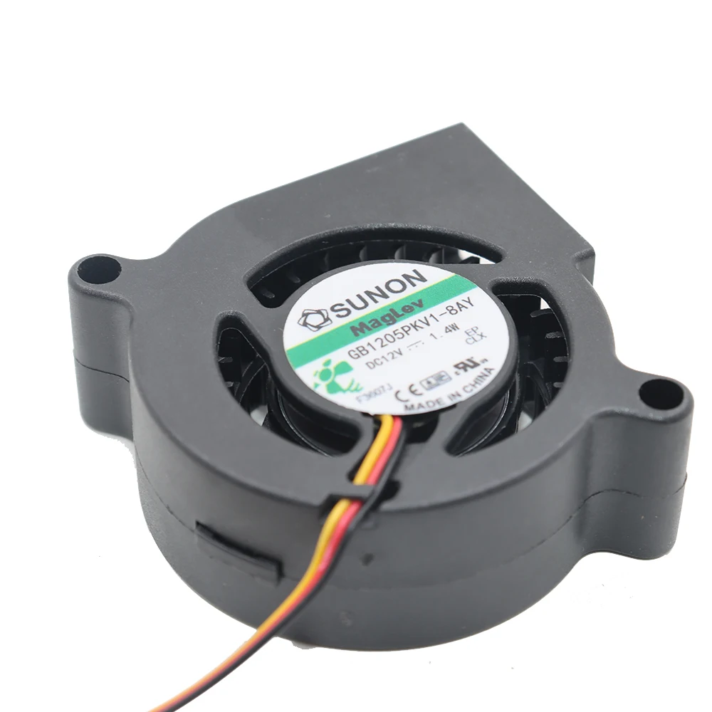 

New SUNON 5020 GB1205PKV1-8AY 12V 1.4W Turboblower Stage Lighting Fan