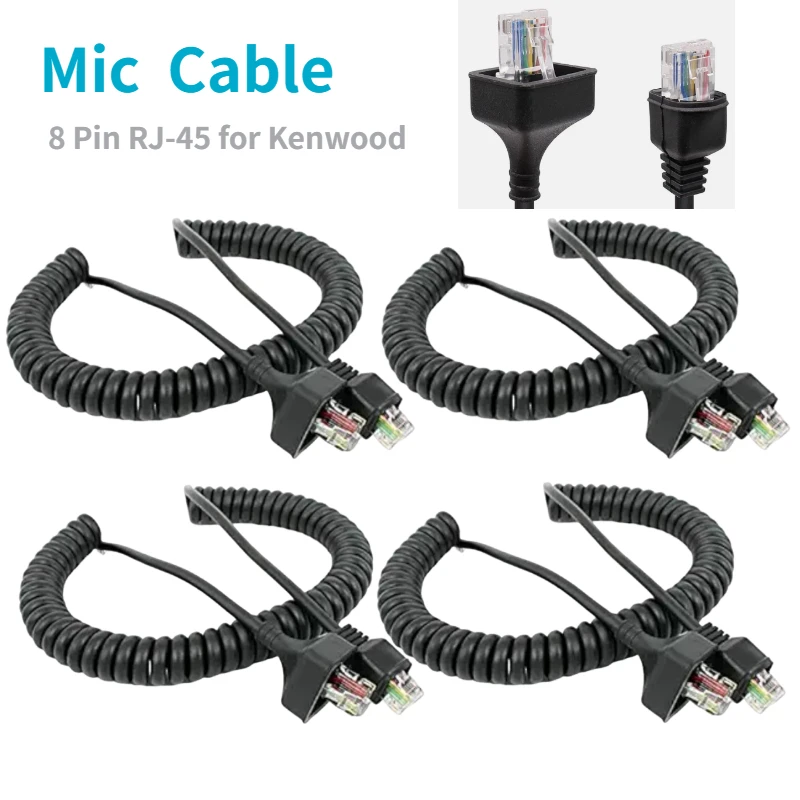 4PCS RJ-45 8 Pin Mi…
