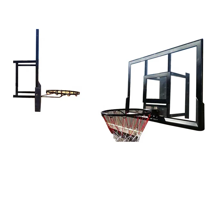 PC Wall Mounted Basketball Hoop Board with 45cm Rim Wall Mounted Basketball Hoop 2025