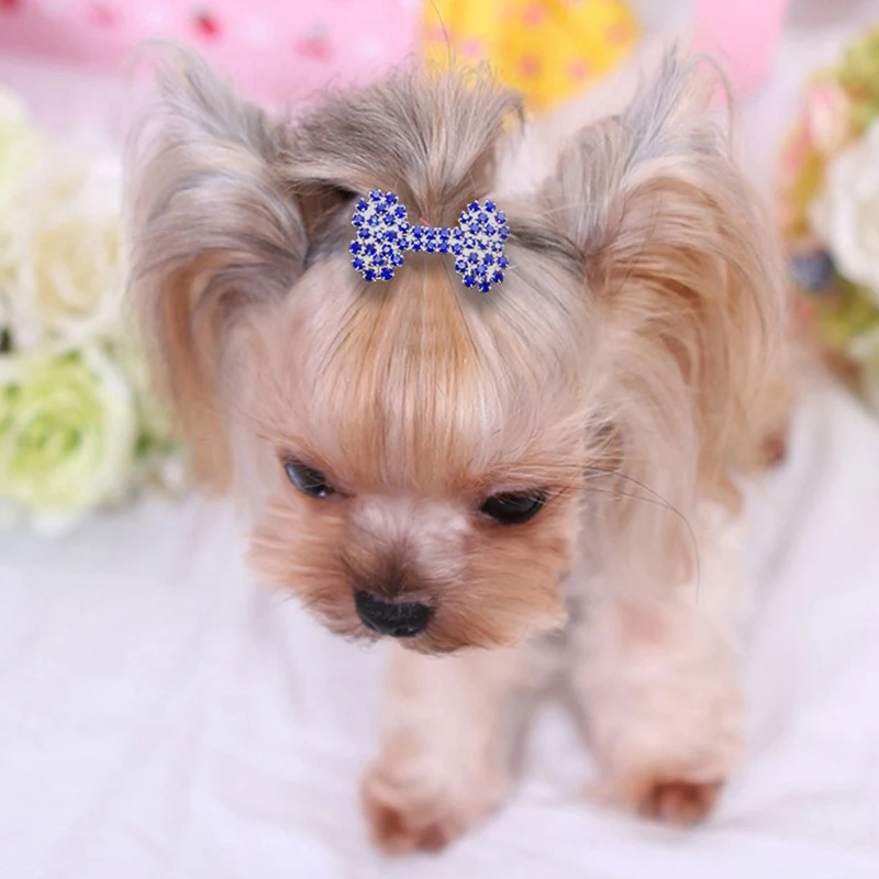 Dog Accessories Hair Clips for Dogs Bling Puppy Pets Acessorios Pet Hairpin Cute Hair Clips Pet Hair Grooming Dog Supplies