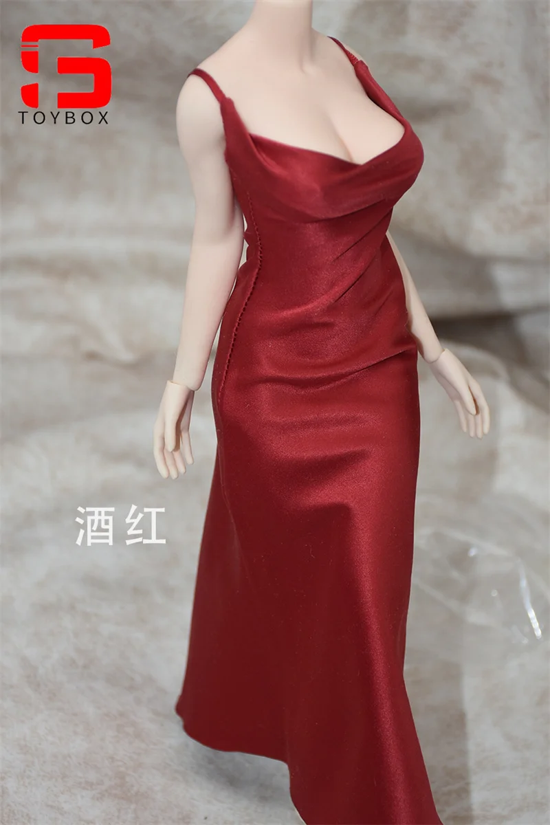 Auf Lager 1/6 weibliche Seide Abendkleid elegante Kleid Kleidung Modell Fit 12 Zoll TBL S07 S34 Soldat Action Figur Körper