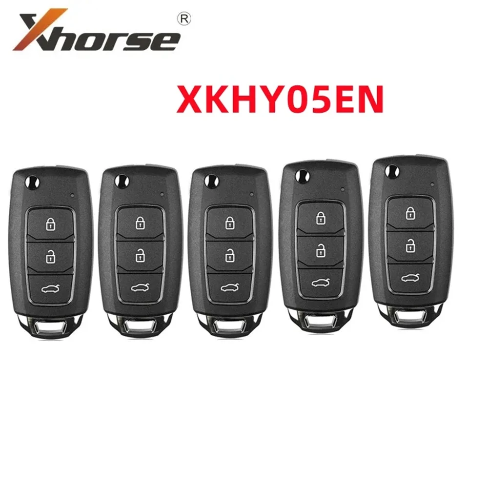 

Xhorse XKHY05EN HYU.D style Wired Universal Remote Key Fob 3 Button for VVDI Key Tool (English Version) 2017 /lot