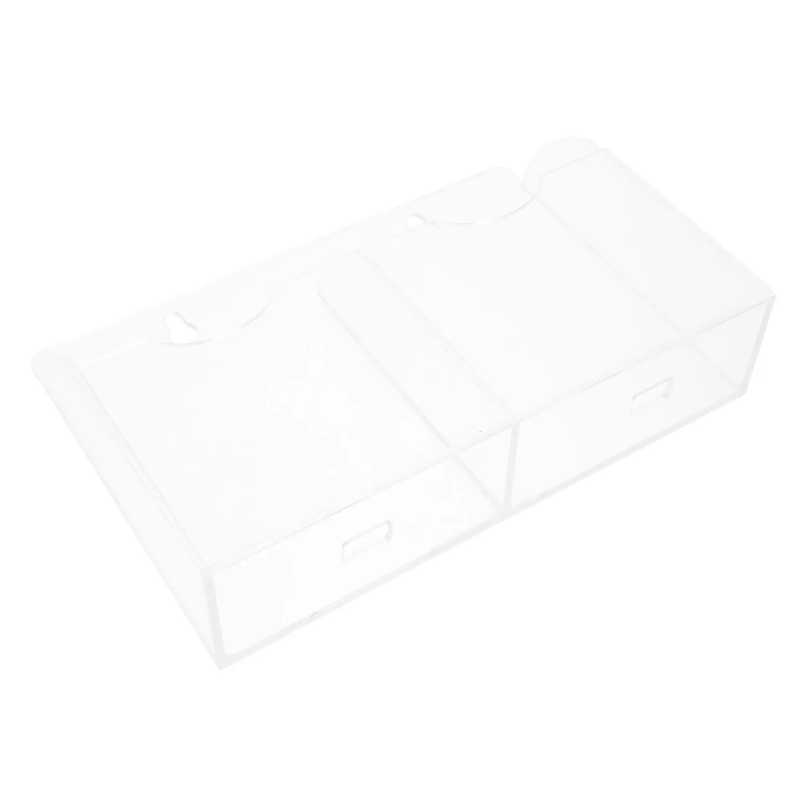 

Remote Control Storage Box Acrylic Wall Holder Phone No Punch Rack Cellphone Sundries ganizer Decor Simple Design