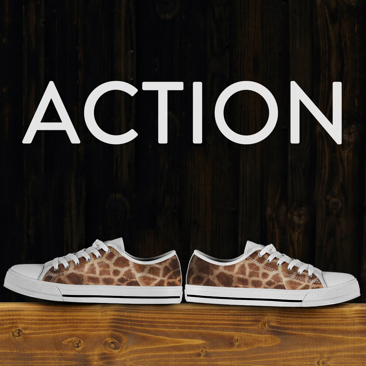 Giraffe Print Summer Women Shoes Canvas Comfortable Casual Shoes Lace Up Female Comfort Sneakers Espadrille Femme