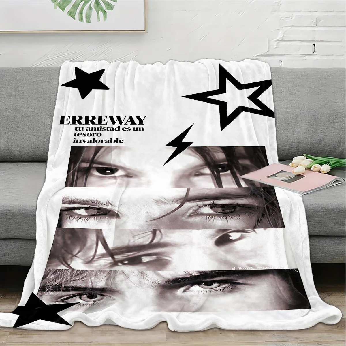 Customize Rebelde Way  Print Flannel Blanket, All-Season Comfort Throw, Lightweight and Warm, Ideal for Home, Travel, Camping, a