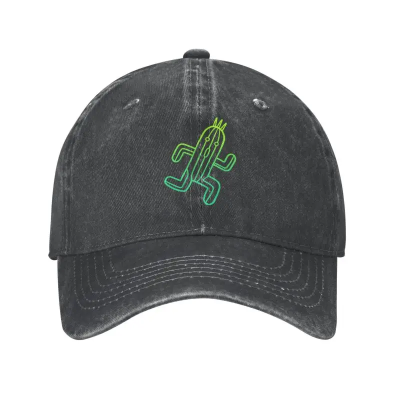 Custom Cotton Final Fantasy Cactuar Baseball Cap Men Women Adjustable Dad Hat Sports