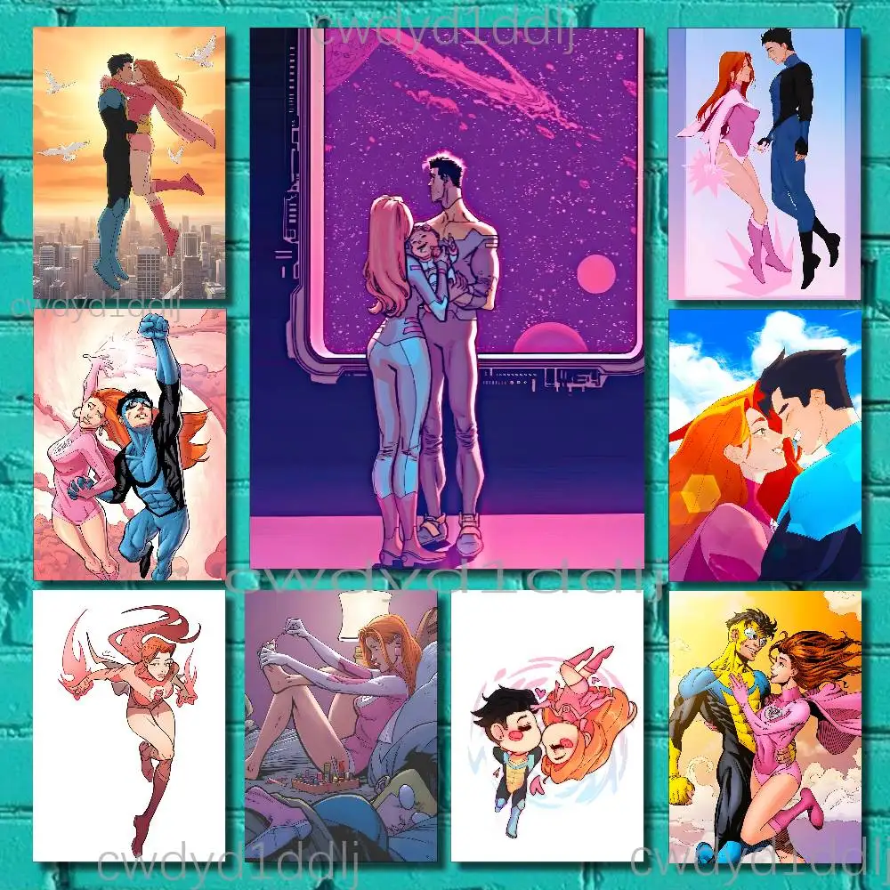 

I-Invincible Atom EVE Super Hero Poster For Gift Wall Art Decoration Painting Office Decoration Frameless Waterproof