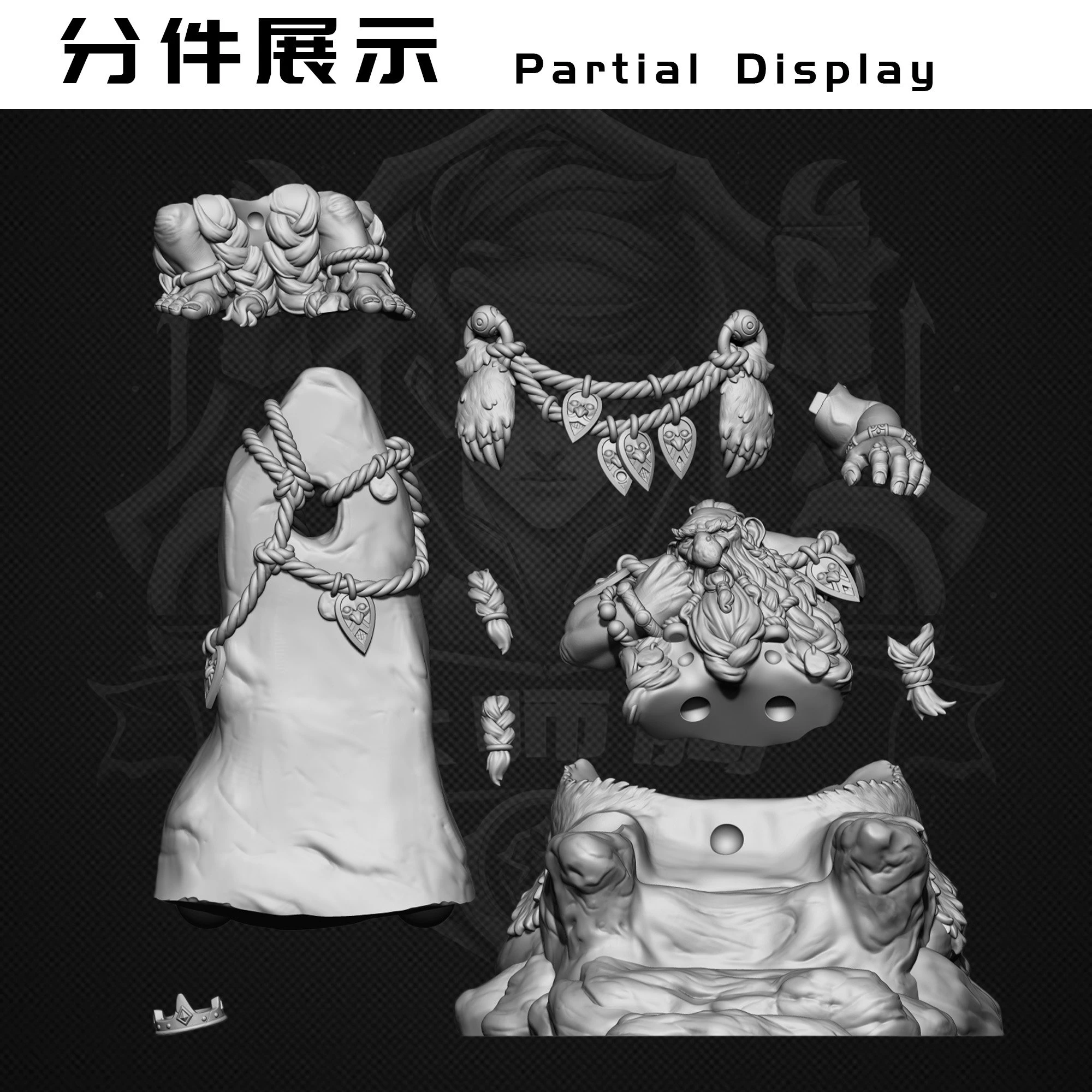 GK Q1-1 flesh color resin Uncolored and unassembled mold figure model ornament