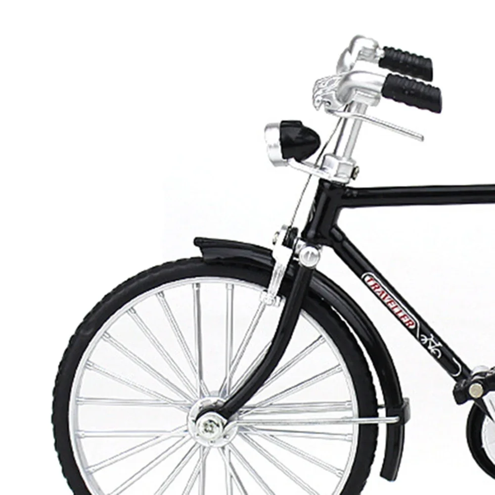 HOT 1:10 Mini Model Alloy Bicycle Diecast Finger Mountain Bike Bend Adult Simulation Collection Die Cast Gifts Toys For Boys
