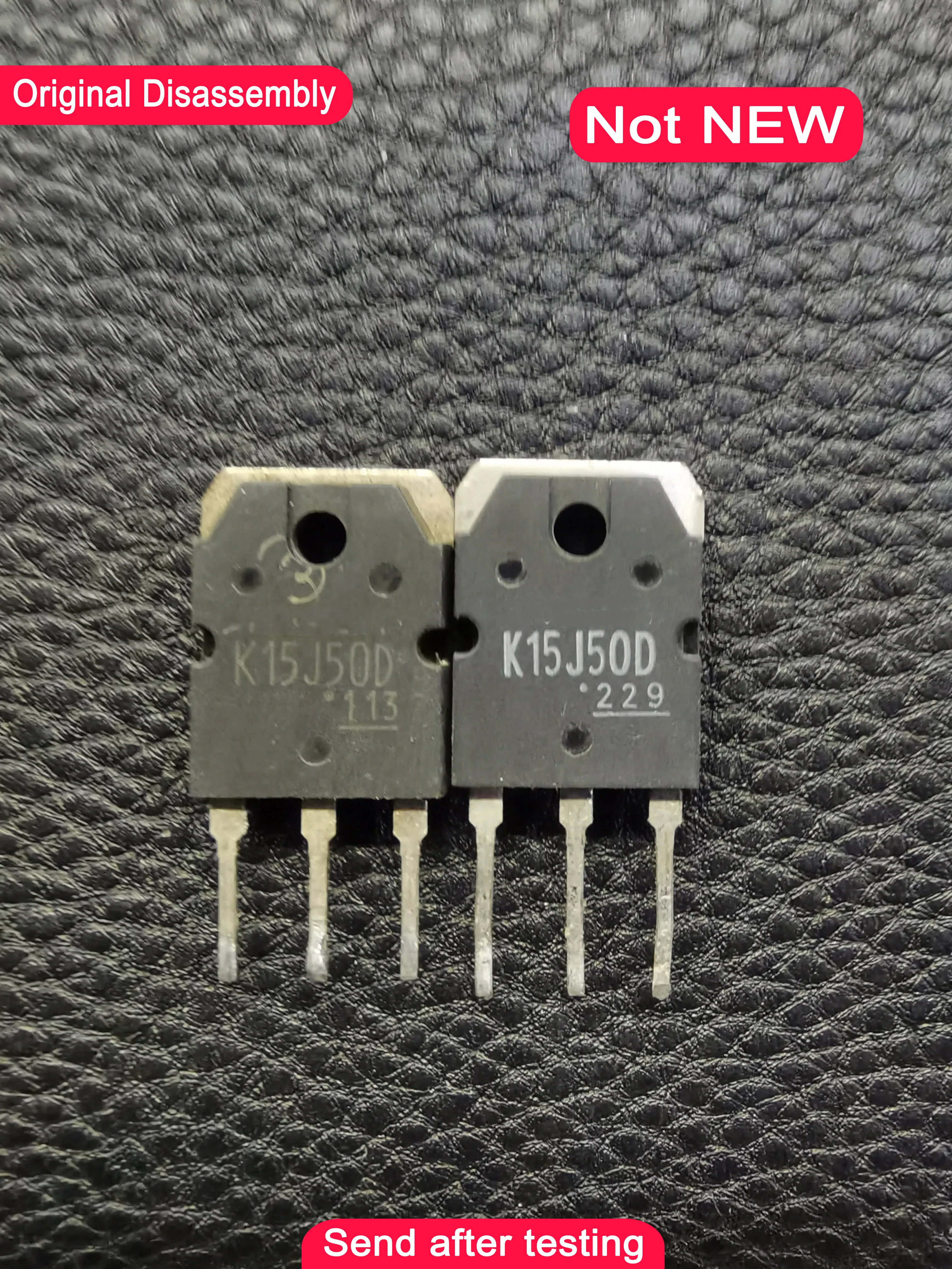 1pcs K20J60U K15J60U K12J60U TK12J60U TK15J60U TK20J60U TK15J50D TK15H50C K20J50D TK20J50D TO-247 In stock Original disassembly
