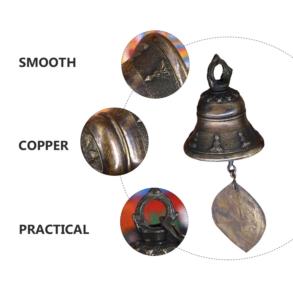 

Copper Wind Chime Retro Style Hanging Bell for Garden Patio Bedroom Yard Decor Vintage Outdoor Decoration Wind Bell