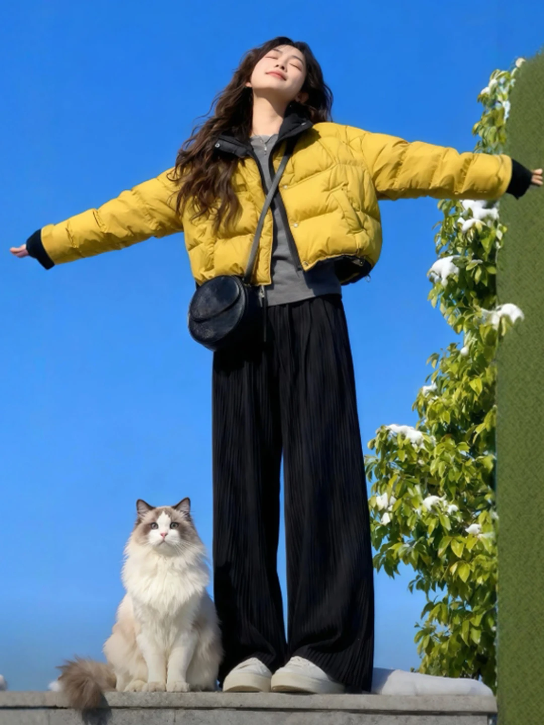 

Корейская хлопковая куртка Sle ort, модный шикарный нежный ветер, каквный размер, зимняя верхняя одежда, пальто на молнии, без капюшона