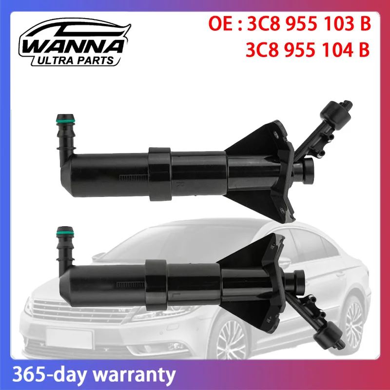 

OE 3C8955103B 3C8955104B Left Right Headlight Washer Lift Cylinder Spray Nozzle Jet for Volkswagen Passat CC 2013 2015 2016 2018