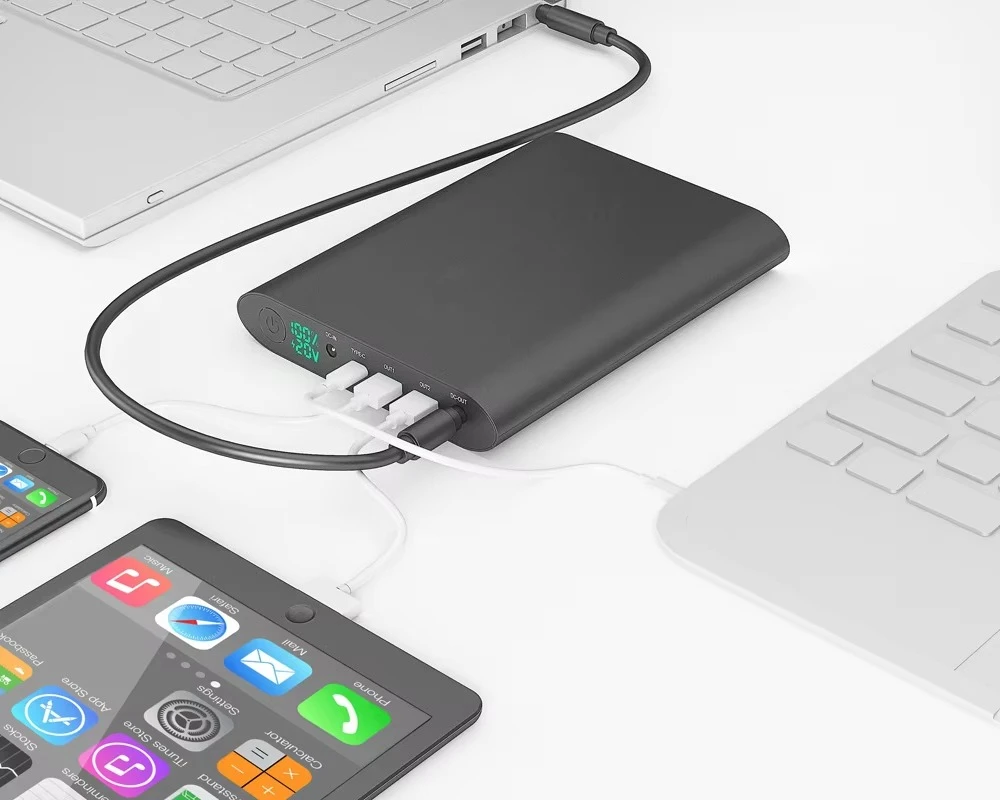 Newest Product 5v 9v 12v 24v Voltage Portable Power Bank 50000 Mah Pd 65W Powerbanks Ups Power Supply Best Selling Products 2024 - view 6