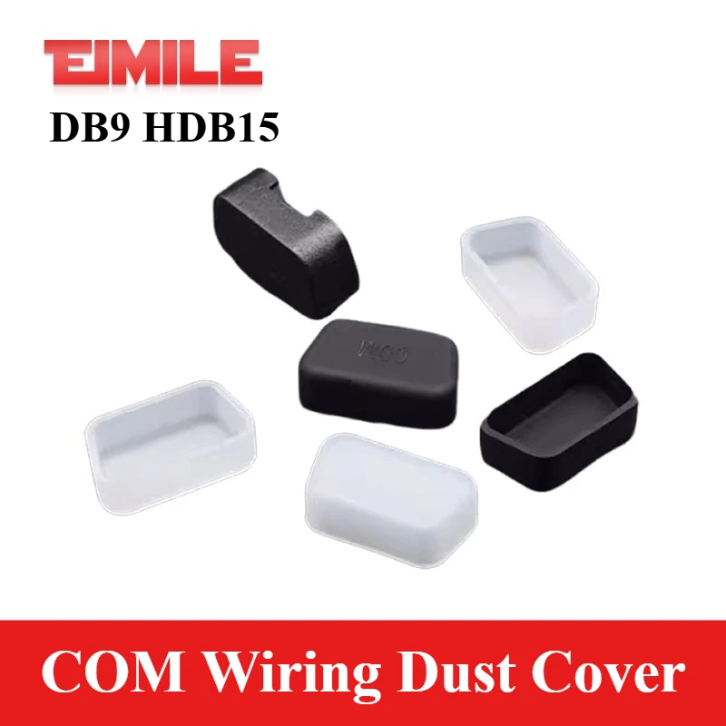 2/5/10pcs 20Pcs DB9/DB15/VGA male/Female Serial Port Parallel Port Connector Dust Protective Cover for Computer Plug Protective