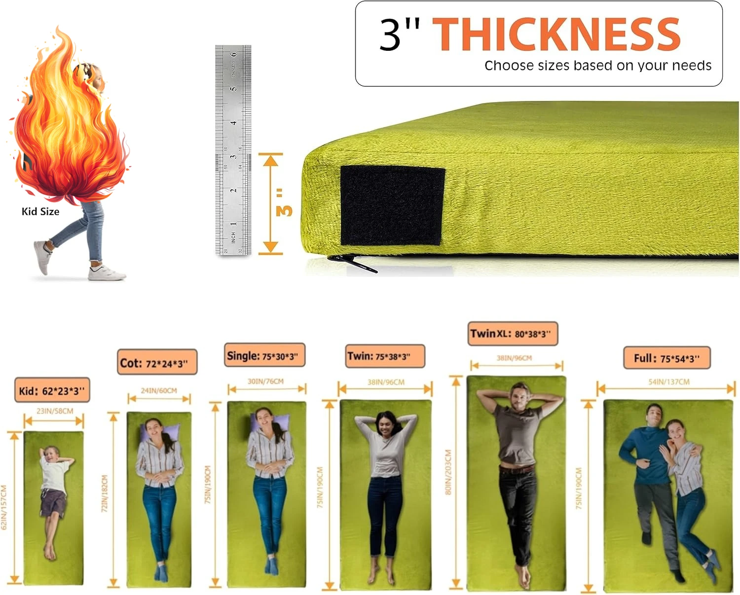 Thick Memory Foam C…