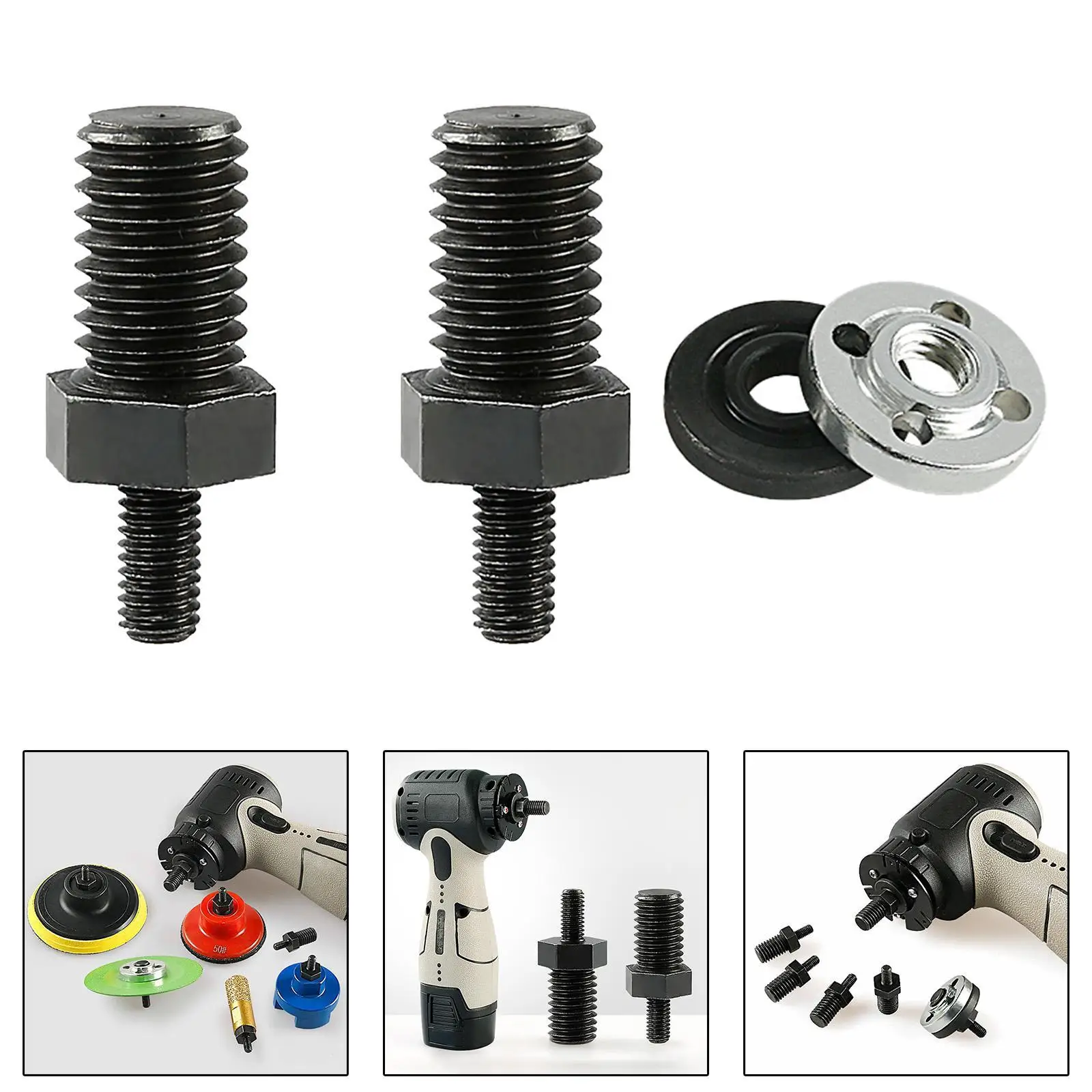 

Extension Shaft M 5 to M 10 Easy to Install Angle Grinder Converter Adapter