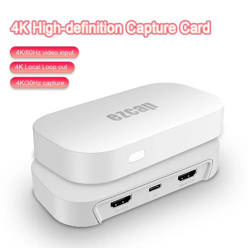 GameLink Neo Pro 4K 30fps USB C HDR Game Video Capture Grabber Card Support VRR Pass-Through for Computer Xbox TV