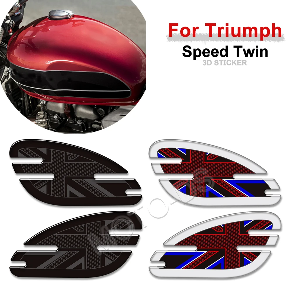

For Triumph Speedmaster T100 T120 Street Cup Speed Twin Bobber Rocket 3 Bonneville 1200 Thruxton R Motorcycle Tank Pad Sticker