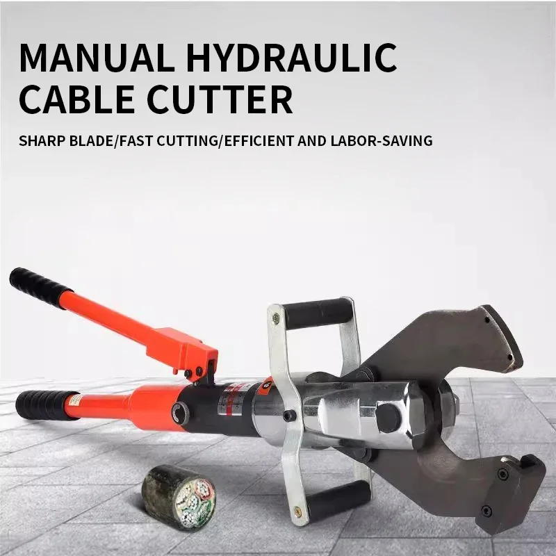 Manual Hydraulic Cable Cutter - For Cutting Copper/Aluminum Armored Wires, Wire Ropes, ACSR & Steel Stranded Wires