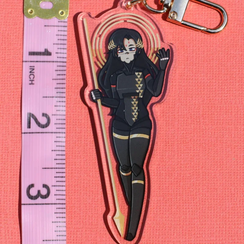 Customize Design Acrylic Keychain Inspired by Signalis Elster Falke Ariane Yeong Isolde Itou Isa Unique Geometric Shape Collecti