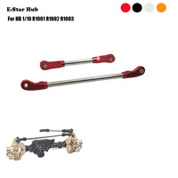 Front Axle Steering Rod Servo Rod for HB 1/10 R1001 R1002 R1003 Metal Upgrade Parts Rc Model Crawler Car Truck Buggy