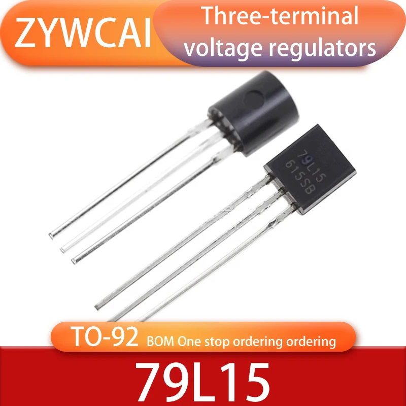 20PCS 79L15 TO-92 package input 30V output 15V 100mA linear three terminal regulator (LDO) transistor