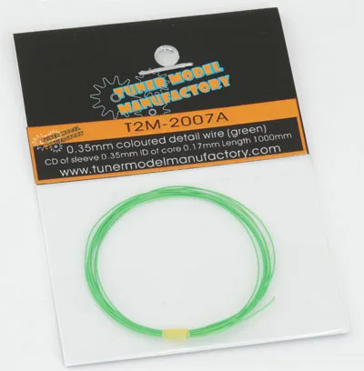 T2M 0.35mm Core Ultra-fine Wire (verde) 2007A modifica e montaggio di accessori per modelli