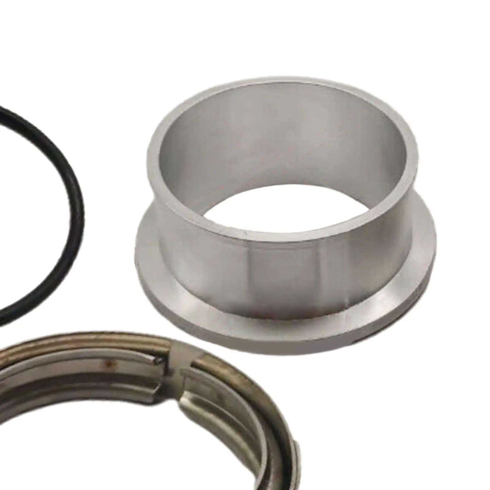 

Turbo Exhaust V Band Flange Clamp Wear Resistant Iron Accessory for Holset HX35 HX35W HX40W Cummins 5.9L