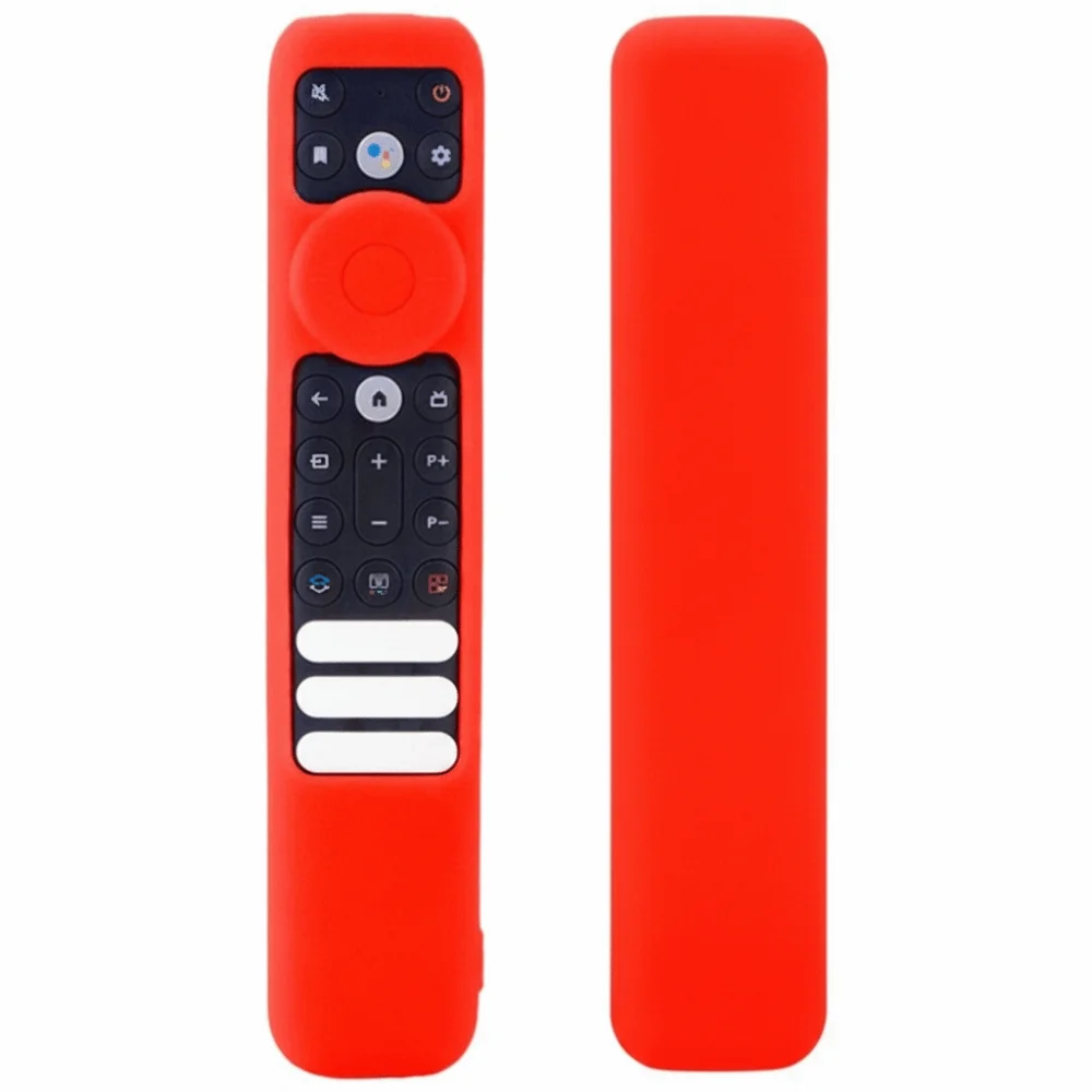 Luminous Remote Control Case Anti-fall Anti-slip Remote Control Sleeve Shockproof Soft Texture Silicone Case for TCL RC902V