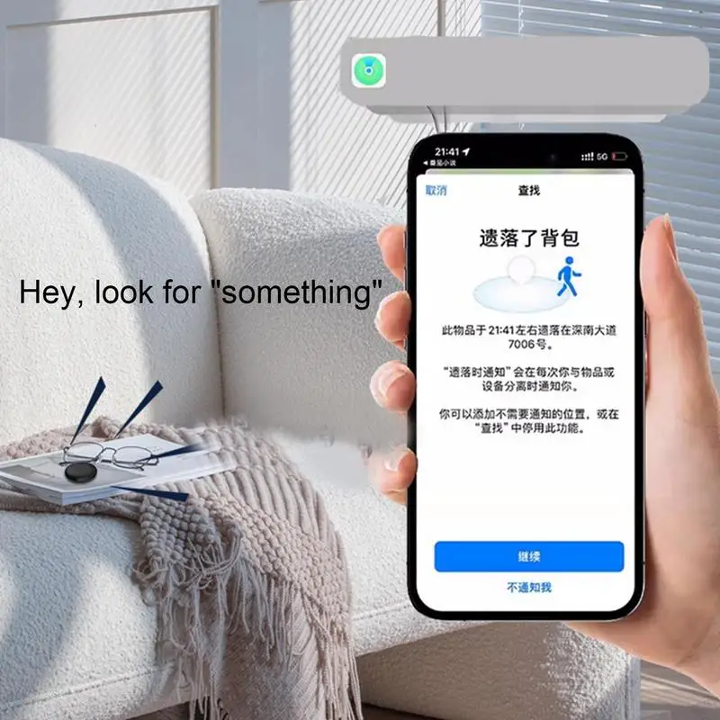 Luggage Trackers For Suitcases Wireless Waterproof Key Tracker Finder App Connected 120 Db Mode Battery Powered Tracker Tag With