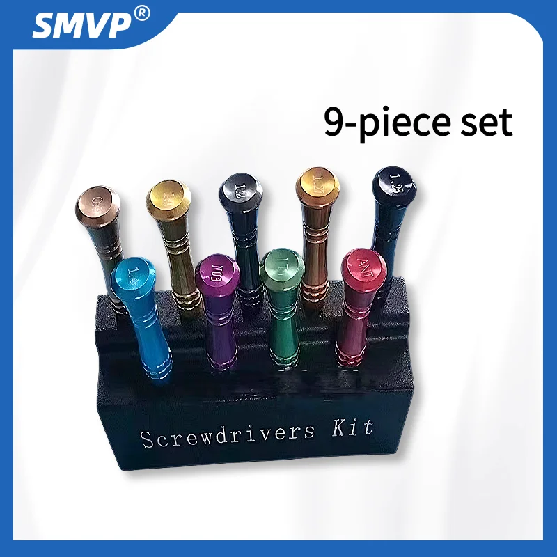 

9pc/set Dental Stainless Steel Implant Micro Screwdriver Kit Laboratory Dentistry Dentist Instrument Equipment