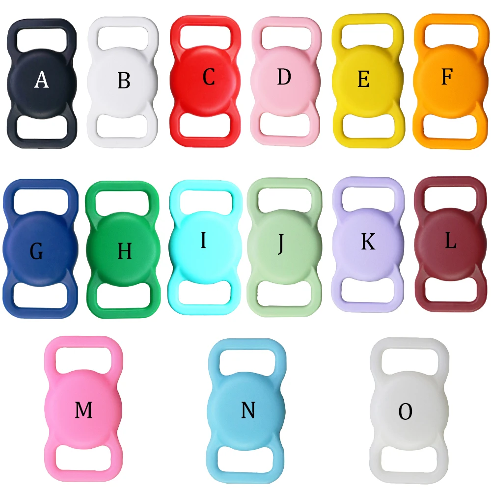 1PC Silicone Pet Collar with Airtag Holder Anti-Loss Cat Dog Locator Luminous Color Protection Apple Tracker Sleeve view 6