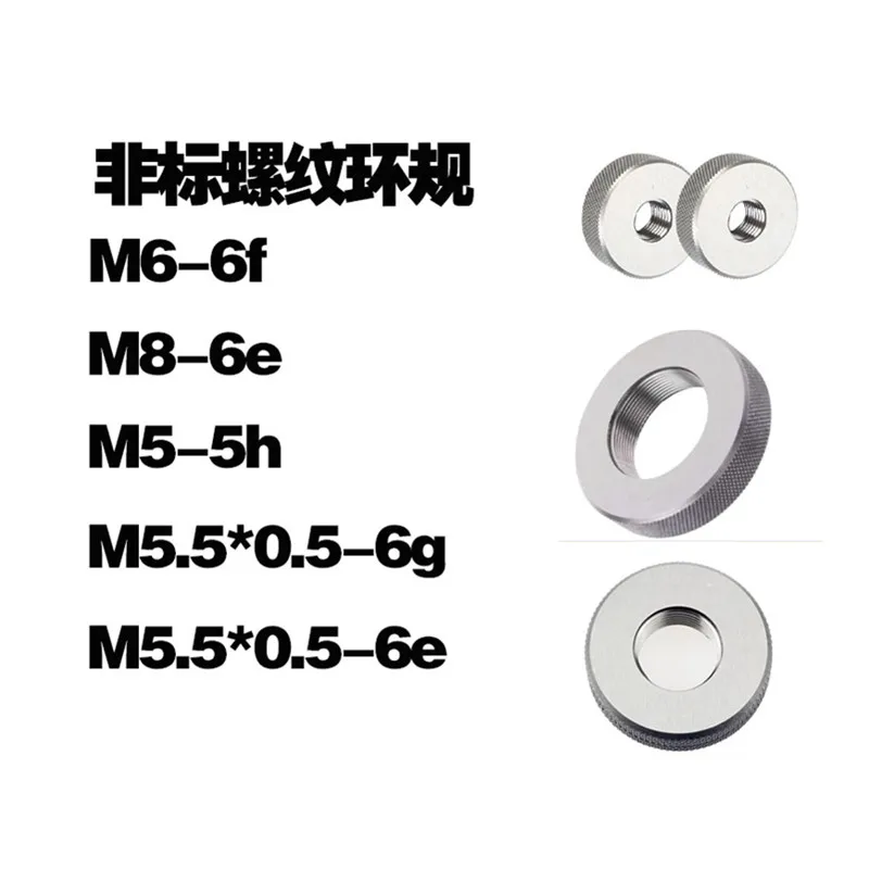 Imagem -05 - Personalize o Calibre do Anel do Calibre 00-90 2b M8.5x0.756h 17.5x0.75 M9x0.6-6h go Nogo Gages do Anel da Tomada da Linha do Parafuso