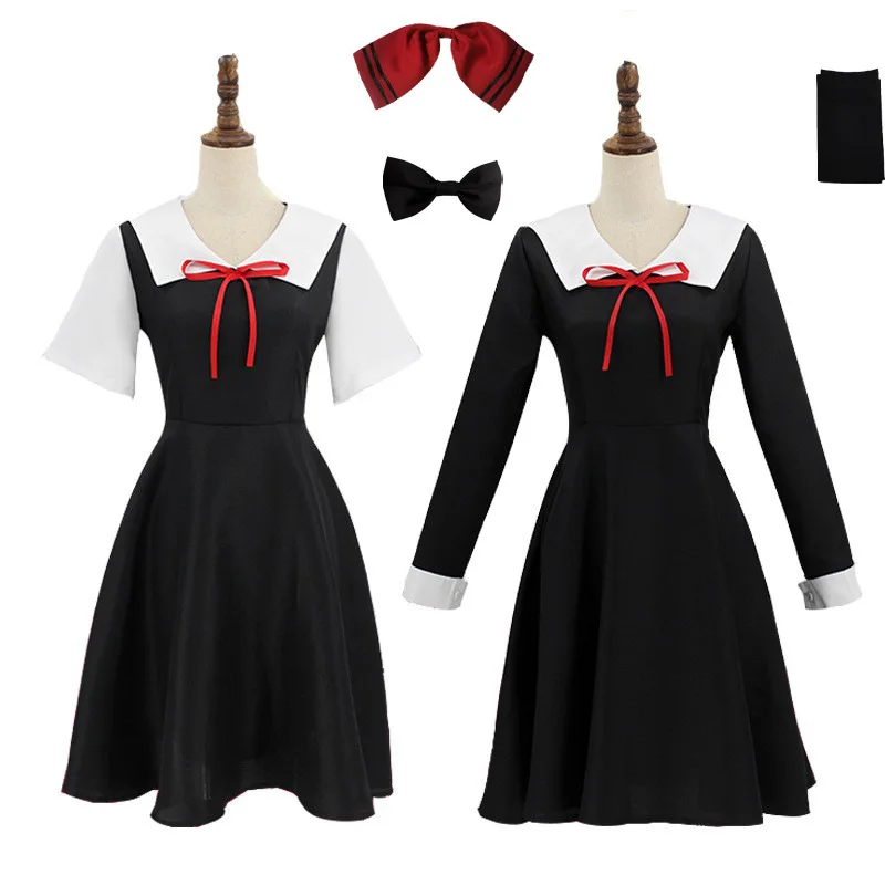 Shinomiya Kaguya Cosplay Costume Anime Kaguya-sama: Love Is War School Uniform Halloween Carnival Role Play Dress Women Girls