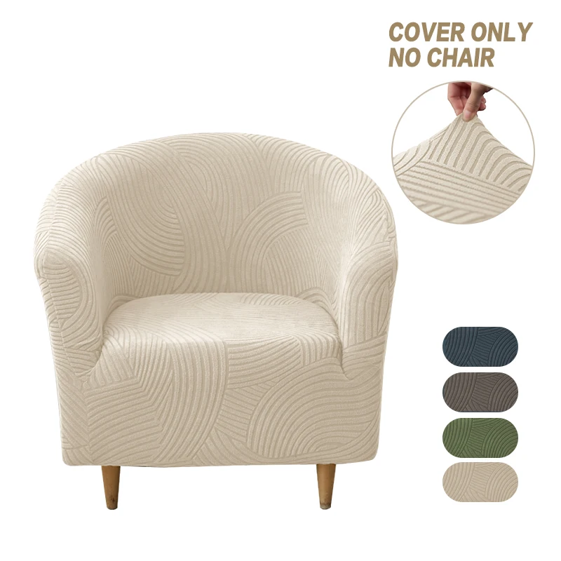 Elastischer Jacquard-Sofabezug, staubdichter Sesselbezug, All-inclusive Einzelsofa-Schonbezug für Wohnzimmer, Hotel, Zuhause