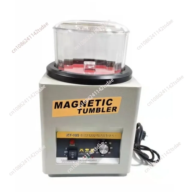 Model 185 Magnetic Tumbler Jewelry Polisher Mini Metal Finisher Finishing Machine AC 110V/220V Gold Precision Parts Polisher