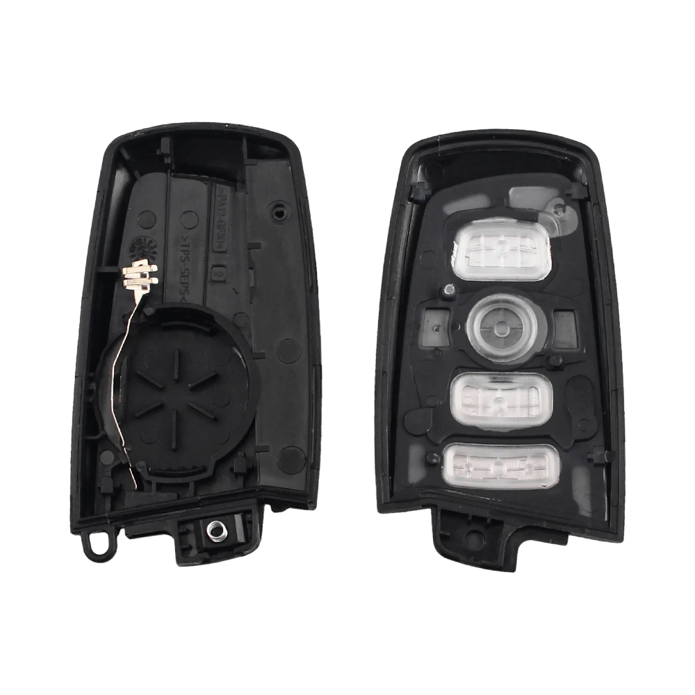 KEYYOU Fob para BMW CAS4 F 3 7 5 Series E90 E92 E93 E91 X5 3/4 botón de control remoto inteligente, carcasa de llave de coche Fob, novedad