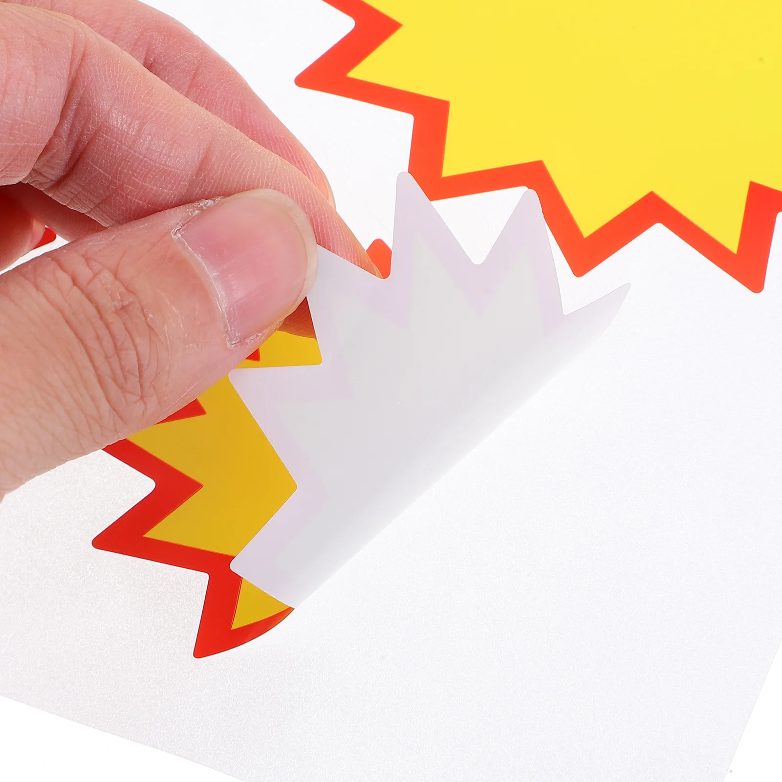 180 pezzi cartellini dei prezzi adesivi di vendita gialli negozio al dettaglio etichette adesive vuote cartelli di prezzi del supermercato etichette promozionali