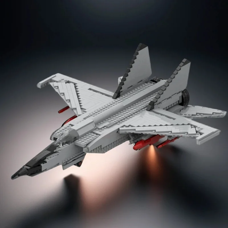 

NEW 1058PCS MOC Creative Model Mig 25 Building Blocks DIY Assembly Building Blocks Display Gift Collectible Home Home Decor Set