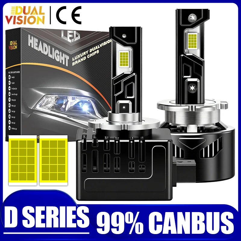 

D1S D3S D2S D4S 1:1 Светодиодные фары HID D1R D3R Комплект ксеноновых светодиодных ламп Модернизированный комплект D2R D4R Автомобильные лампы 9084 CSP Auto Light CANBUS 12V