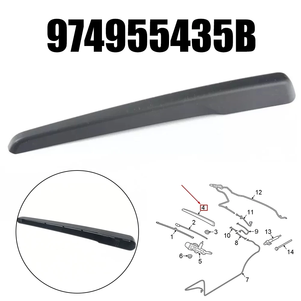 1pc Car Rear Wiper Cover 974955435B For Cayenne Models - 2019+ For Panamera Sport Turismo Models - 2018+ Car Accessories