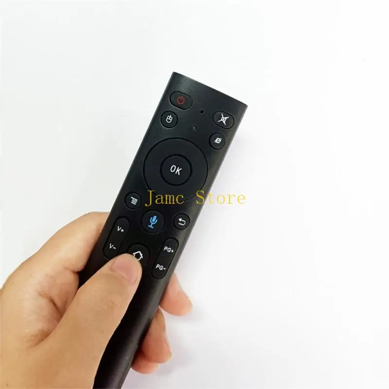 LX0B para Android Box 2.4G, Wireless IPTV Voice Remote Control Air Mouse