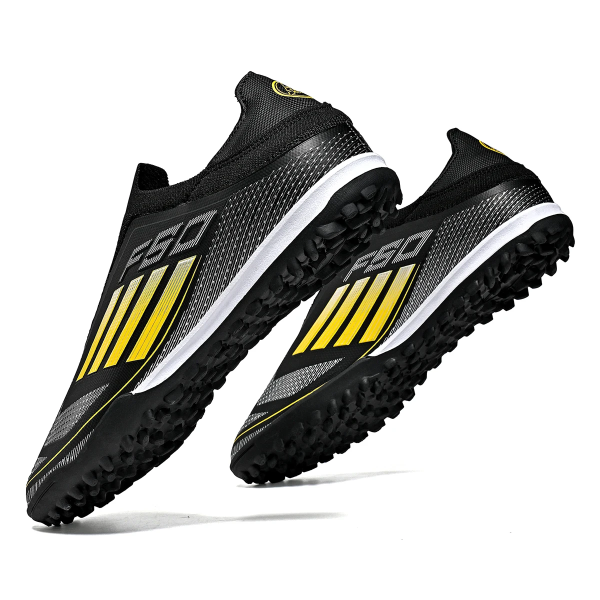 

TF Soccer Cleats Men Women Kids PU Synthetic Upper Rubber Outsole Wear-resistant Non-slip Training Shoes