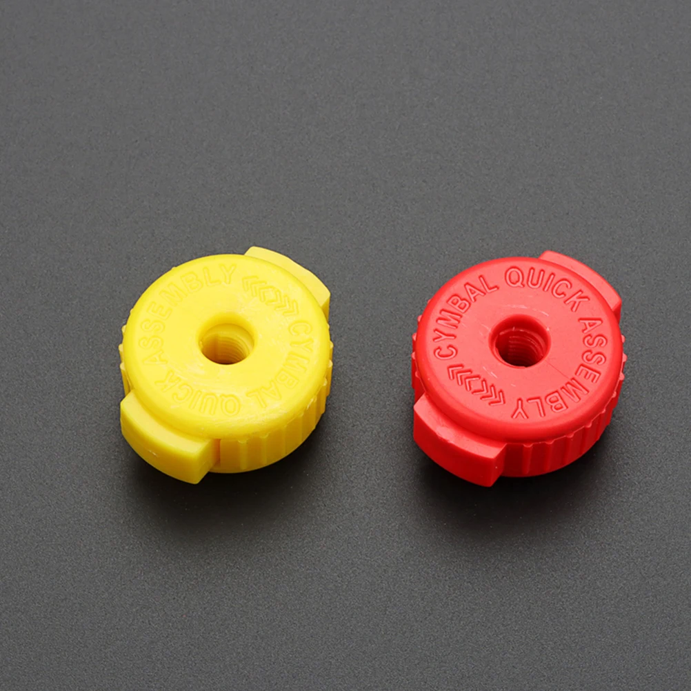 

2 Pcs Drum Kit Accessories Nuts Screws with for Cymbals Replacement Parts Component
