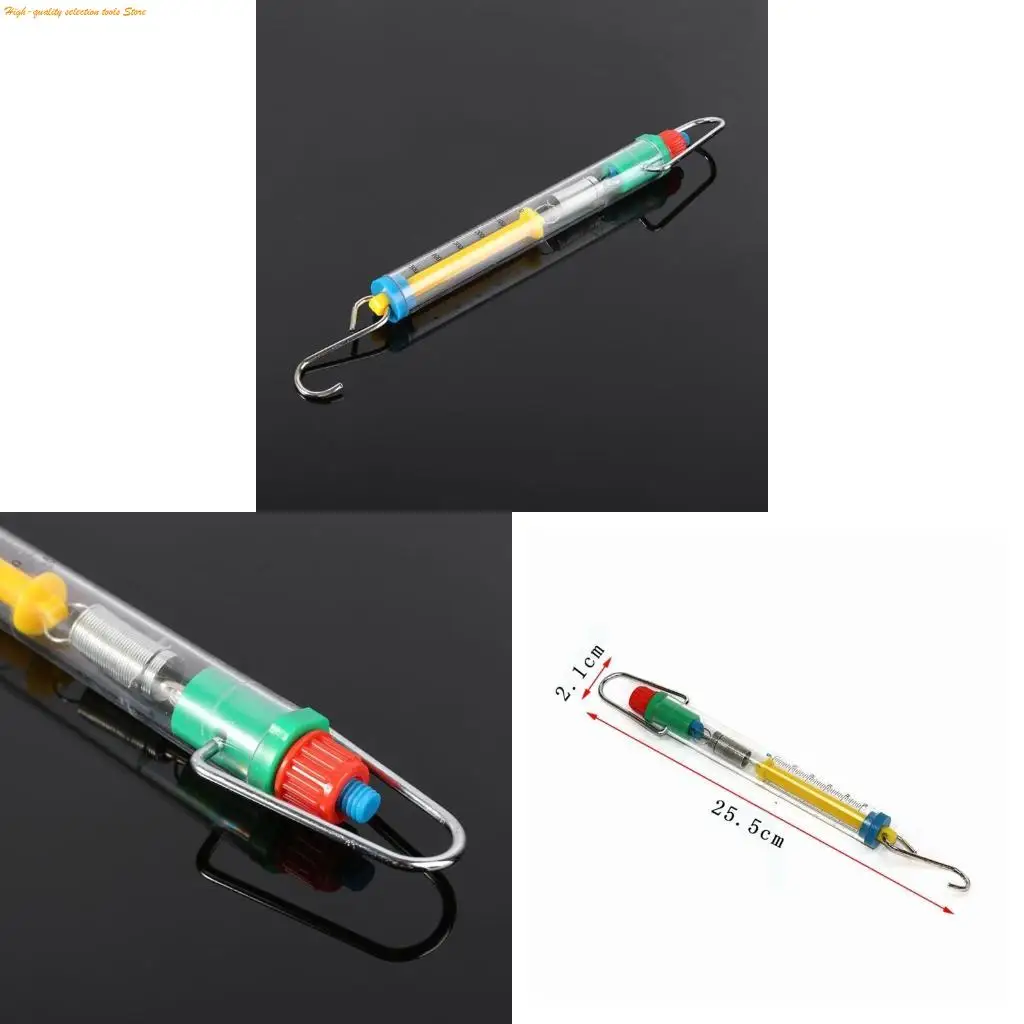 203F Force Meter Spring Scale 5N Meter Spring Dynamometer Bar Physics Mechanical Experiment Instrument Durable