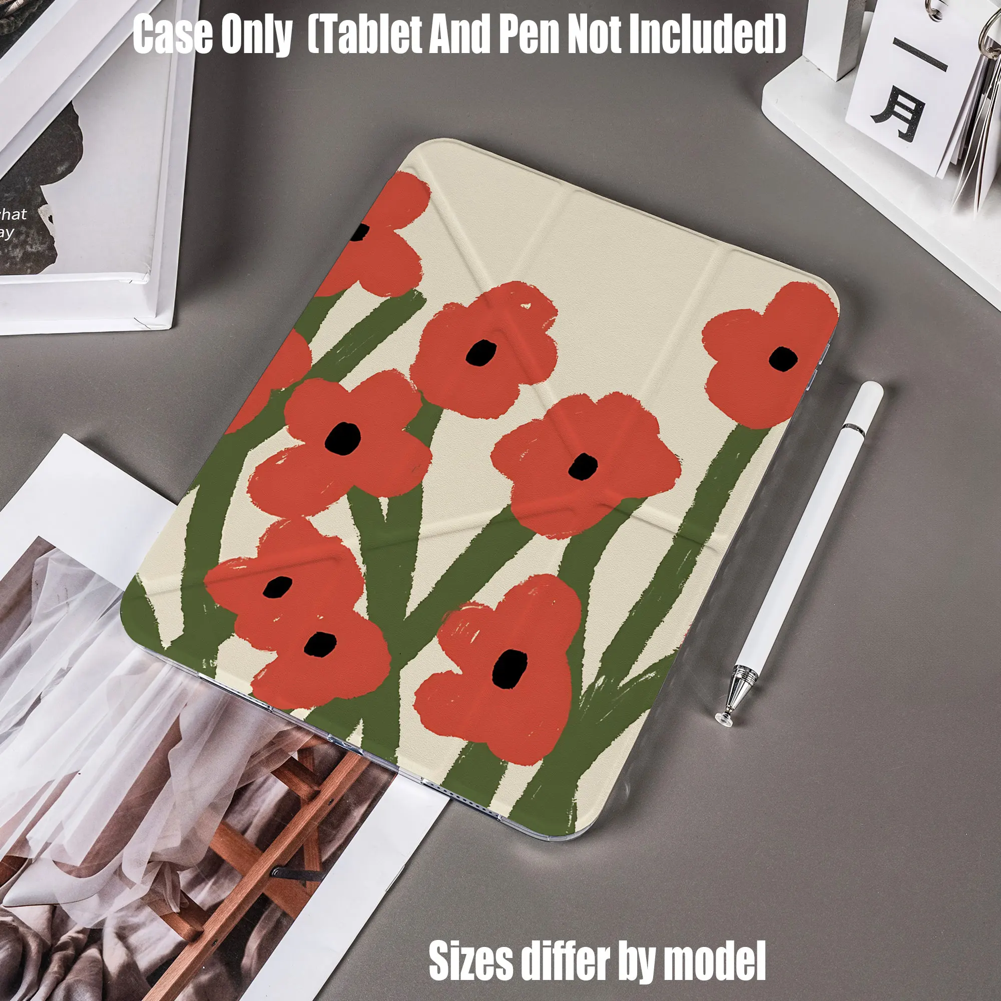 Slim Fit Premium TPU Tablet Cover, Shockproof Durable Lightweight Protective Case for iPad Samsung Huawei Honor Redmi Xiaomi