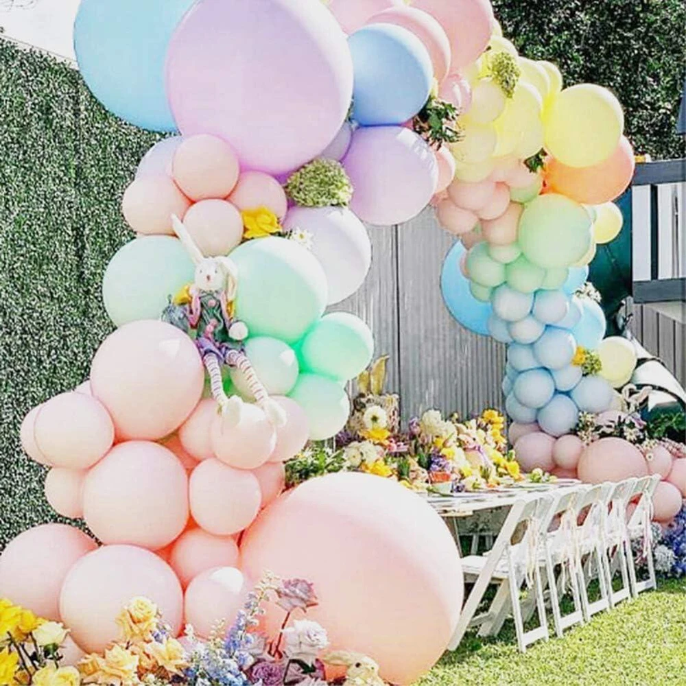 5/10/12inch 30pcs Macaron Balloon Light Pink Blue Purple Latex Balloon Birthday Party Baby Shower Decoration Wedding Decoration