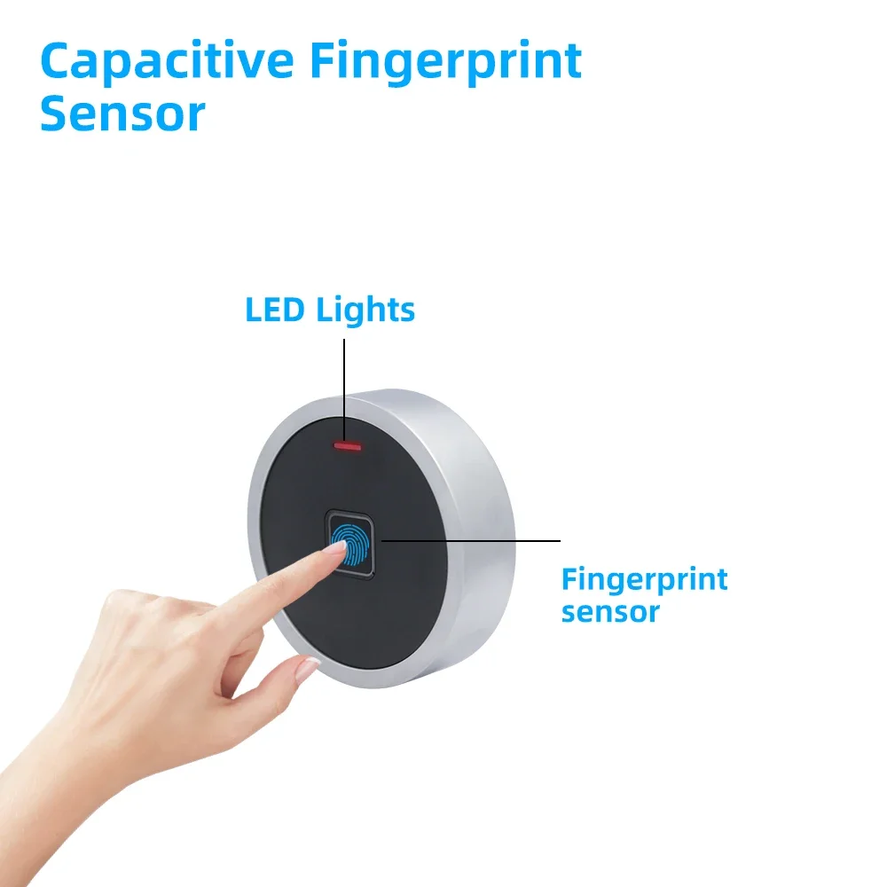 SF7 Metal Anti-smashing Mini Fingerprint Access Control IP66 Waterproof Mini Easy Access Control Keypad 125KHz RFID Card Reader